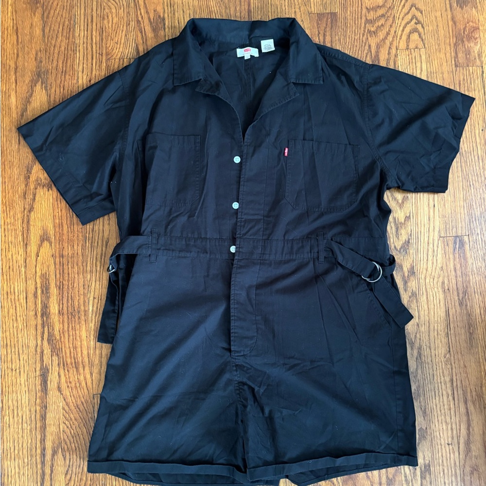 Levi's Alva Cinch Waist Romper NWOT